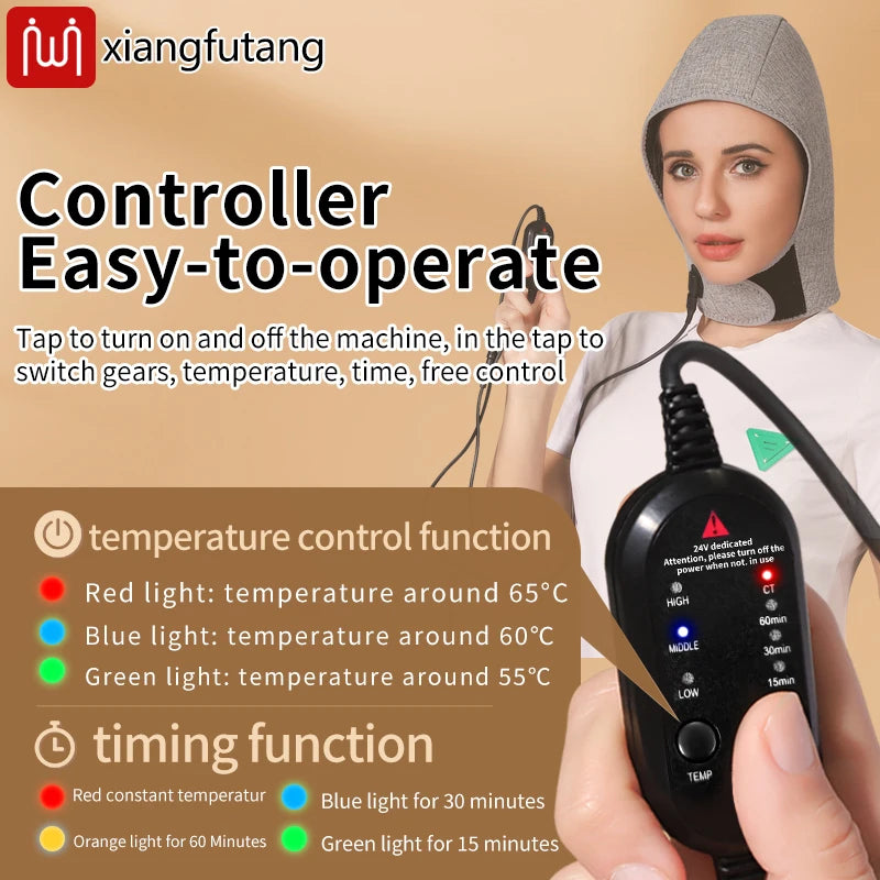 Red Light Therapy Heating Hat for Head and Neck Pain Relief - 14