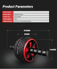 Silent Abdominal Core Workout Roller Wheel