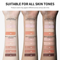 Matte Concealer and Setting Powder Makeup Set