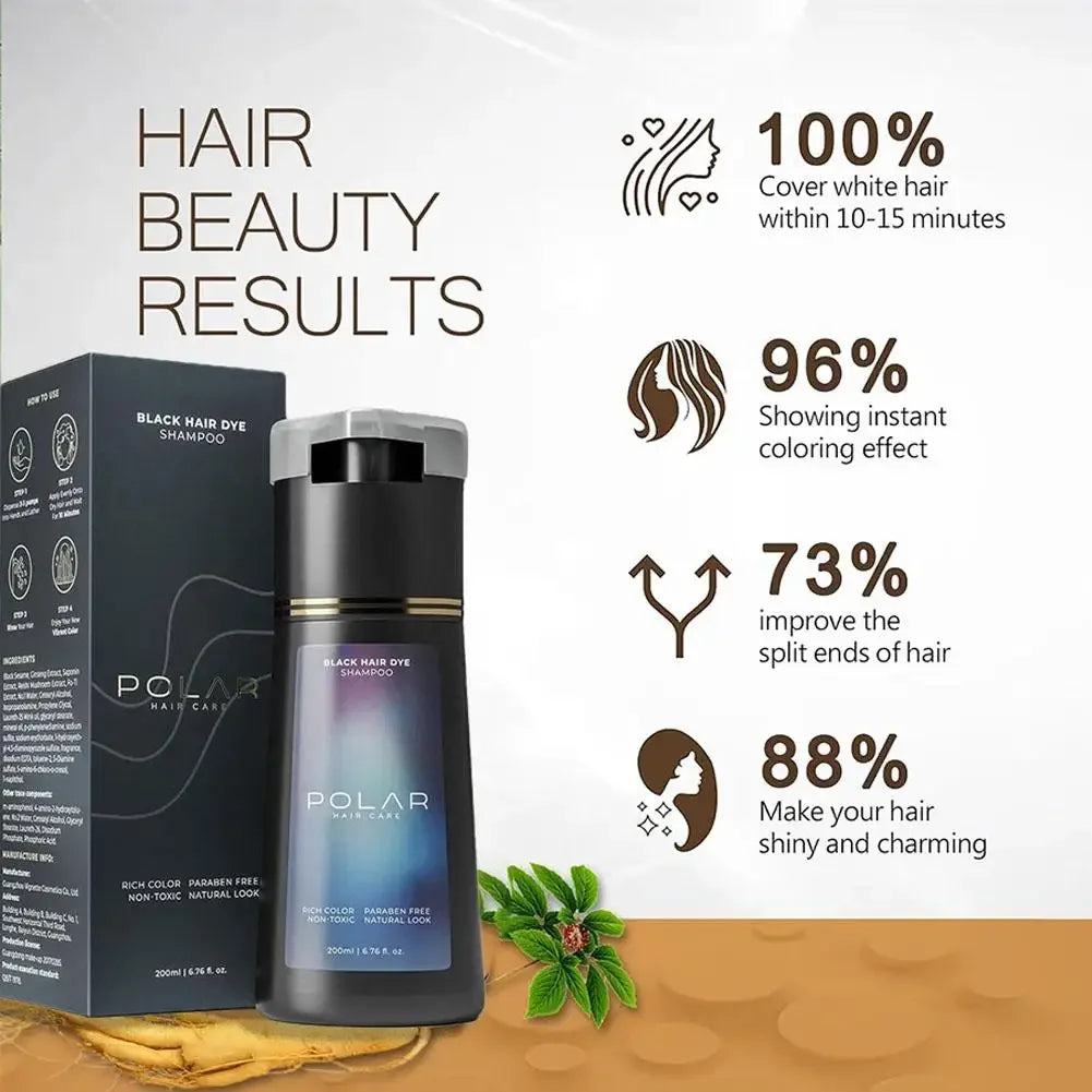 Instant Gray Hair Coverage & Color Shampoo - 4