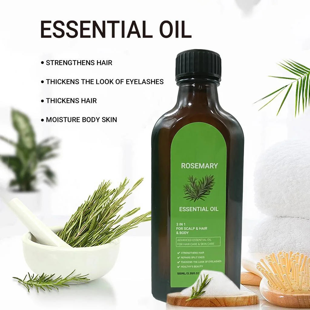 Rosemary Essential Oil for Hair Growth and Scalp Nourishment - 2