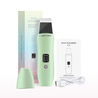 Ultrasonic Facial Skin Scrubber for Deep Pore Cleansing