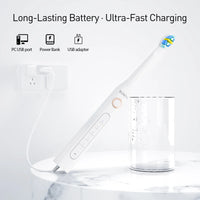 Rechargeable Sonic Electric Toothbrush with 8 Brush Heads