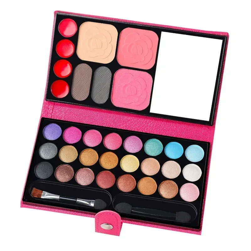 All-in-One Kids Makeup Palette with Mirror - 7