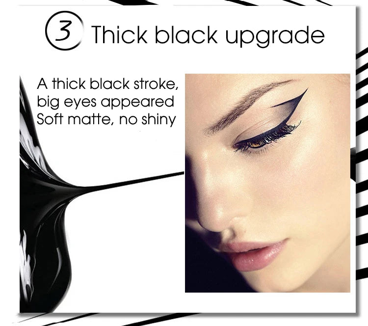 Double-Ended Waterproof Eyeliner with Decorative Stamp - 11
