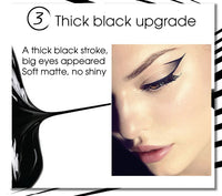 Double-Ended Waterproof Eyeliner with Decorative Stamp