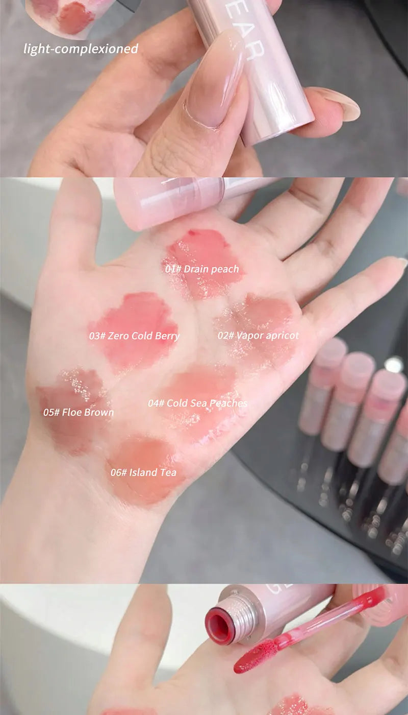Hydrating Water Gel Lip Gloss for Crystal Clear Shine - 9