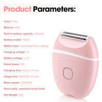 Compact Electric Hair Shaver for Women