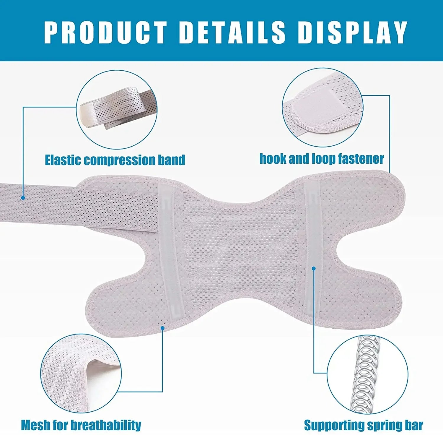 Adjustable Knee Stabilizer Brace for Joint Pain Relief - 14