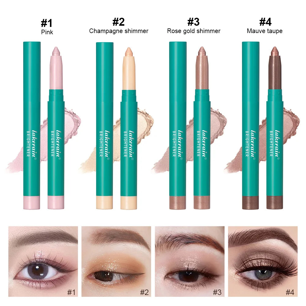 Waterproof Shimmer Eyeshadow Stick for Instant Eye Brightening - 19