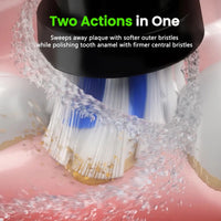 Rechargeable Electric Toothbrush with 4 Replacement Heads