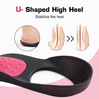 Adjustable Arch Support Insoles for Flat Feet
