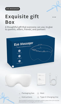 Heated and Cooling Eye Massager for Eye Strain