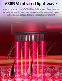 Electric Scalp Massager & Hair Growth Serum Applicator