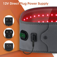Cordless Lower Back Massager with Airbag Compression & Heat