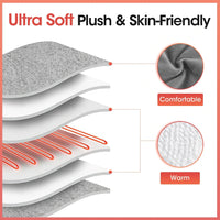 USB Heated Foot Warmer Mat for Office and Home
