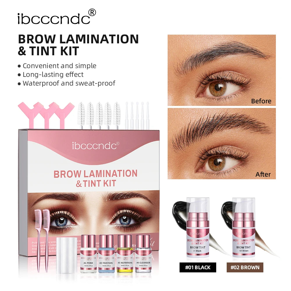 Professional Eyebrow Lamination and Tinting DIY Kit