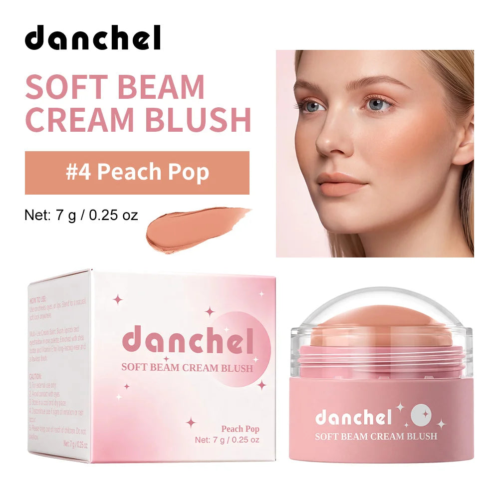 Multi-Use Soft Cream Blush for Cheeks, Lips, and Eyes - 25