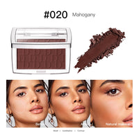 Matte Embossed Blush Palette for Natural Cheek Glow