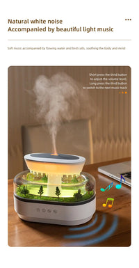Raindrop Aromatherapy Humidifier with White Noise