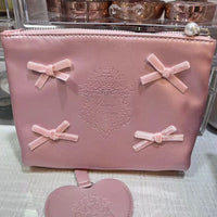 Quilted Pink Cosmetic Handbag for Daily Essentials