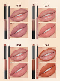 Matte Lipstick and Lip Liner Duo Set