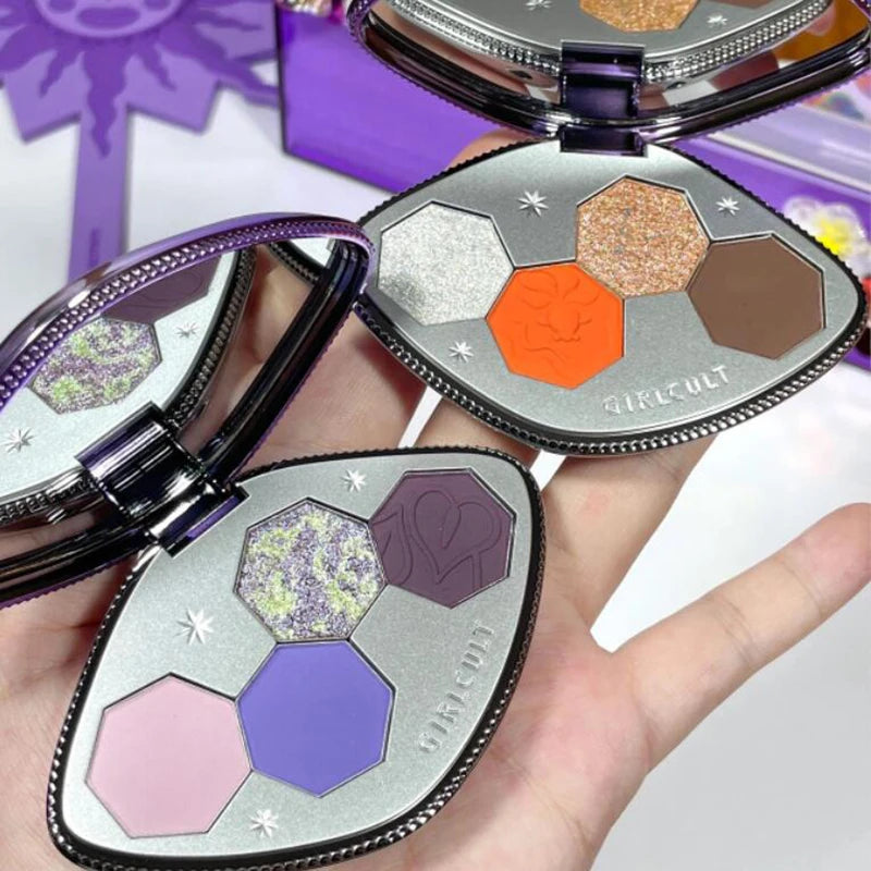 4-Color Chameleon Eyeshadow Palette for Long-Lasting Glamour - 1