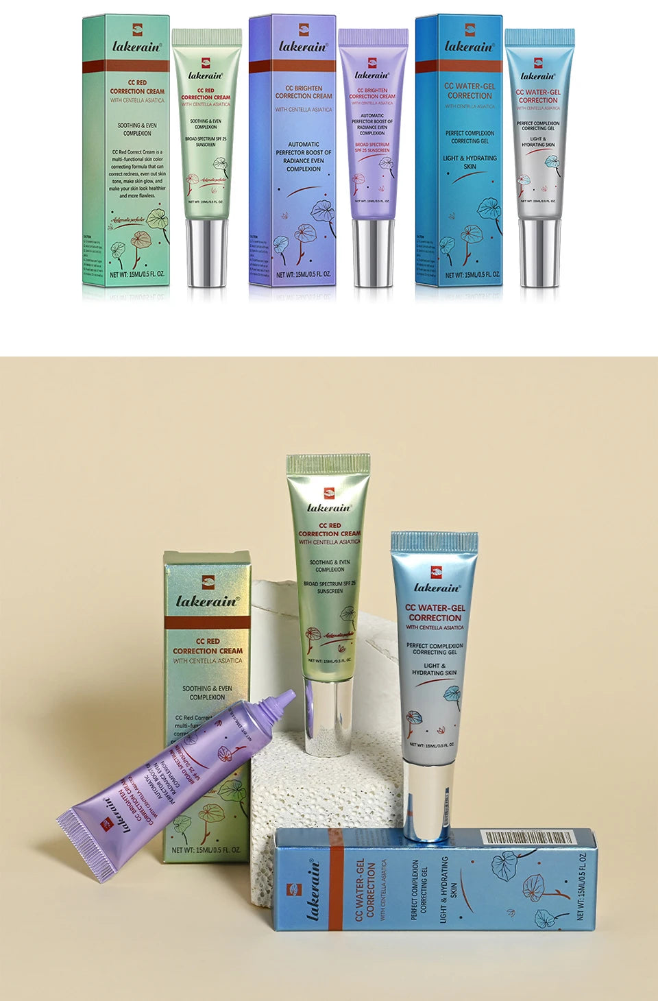 Color-Adjusting CC Cream with SPF 25 - 27