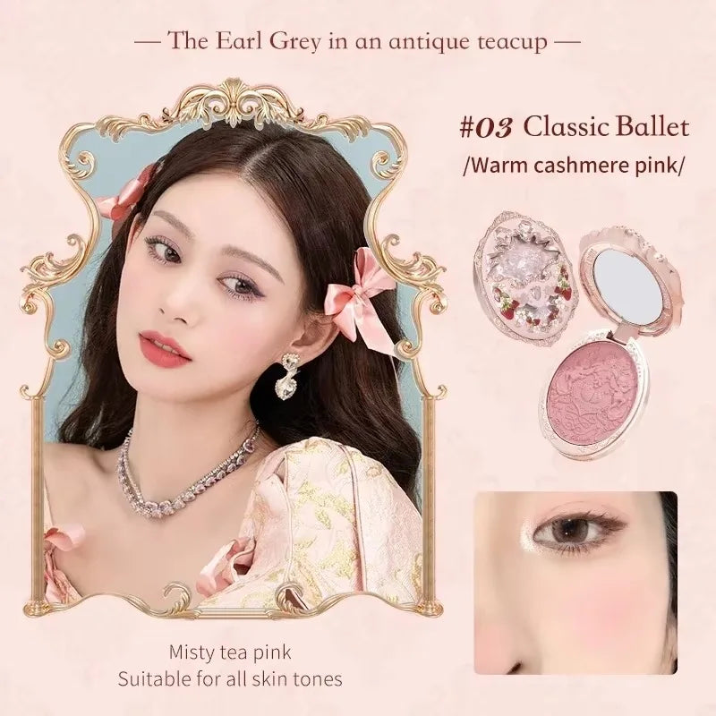 Embossed Strawberry Long-Lasting Powder Blush - 47