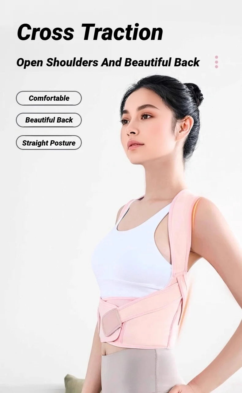 Adjustable Back Posture Corrector for Spine and Shoulder Support - 7