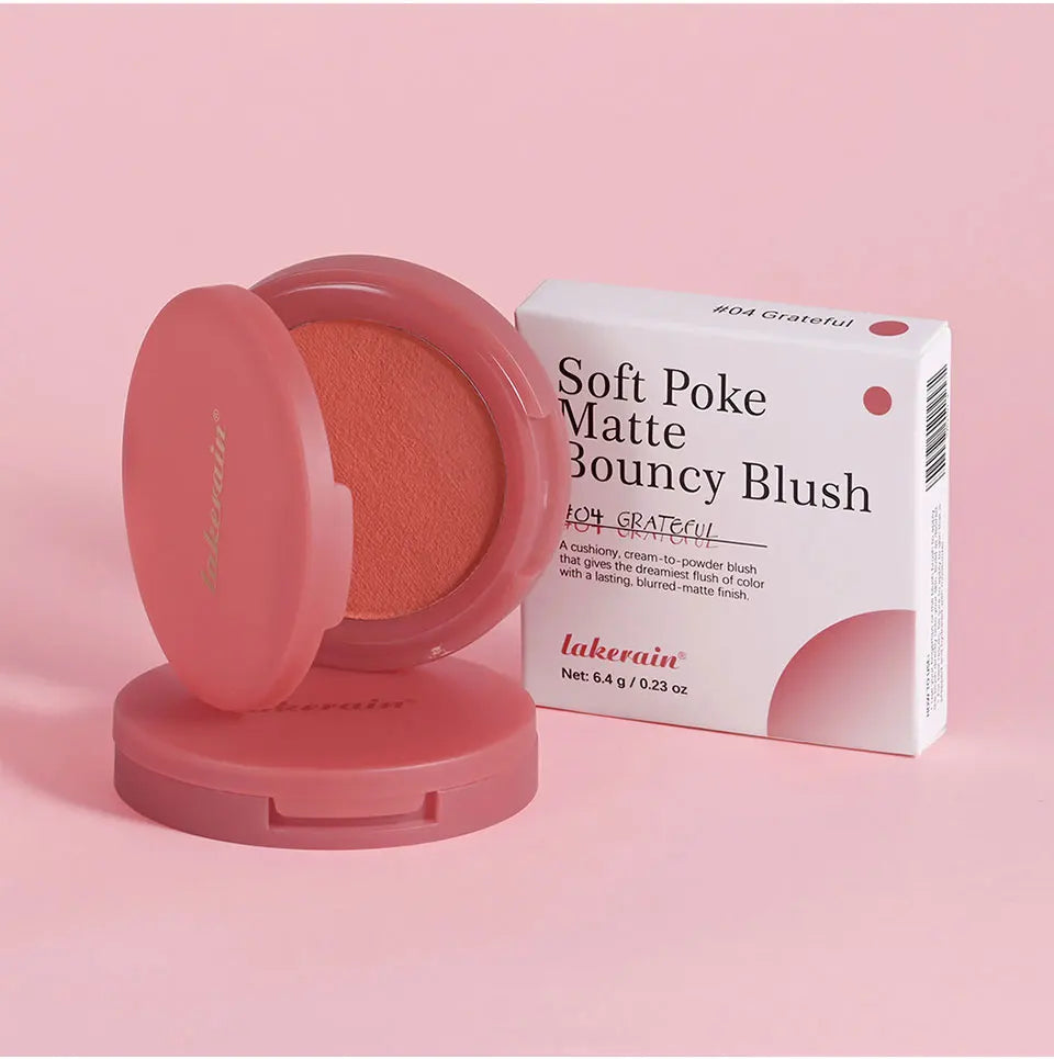 Matte Bouncy Cream-to-Powder Blush for Natural Glow - 19