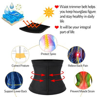 Sauna Sweat Waist Trainer and Tummy Slimming Belt