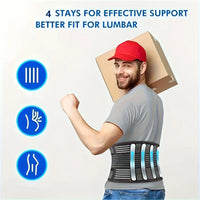 Adjustable Breathable Back Support Belt for Lower Back Pain