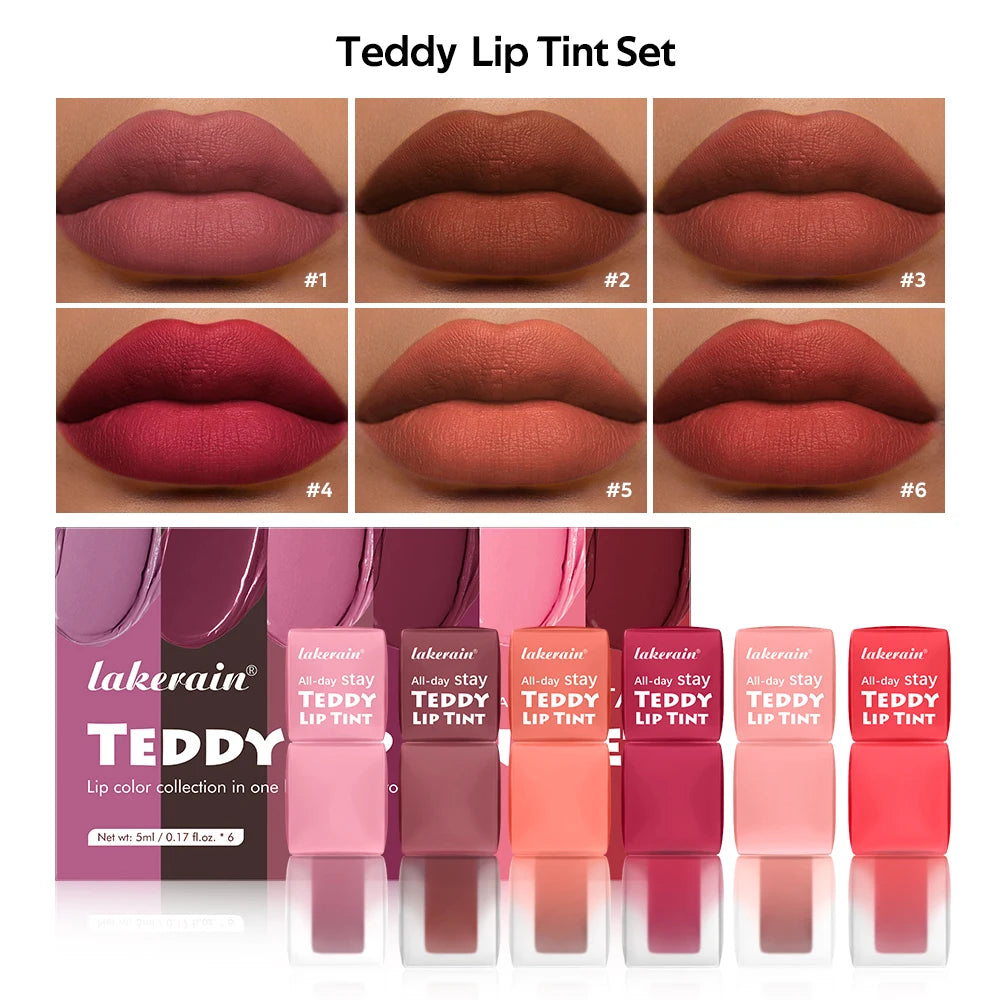 Long-Lasting Waterproof Matte Teddy Lip Tint - 22