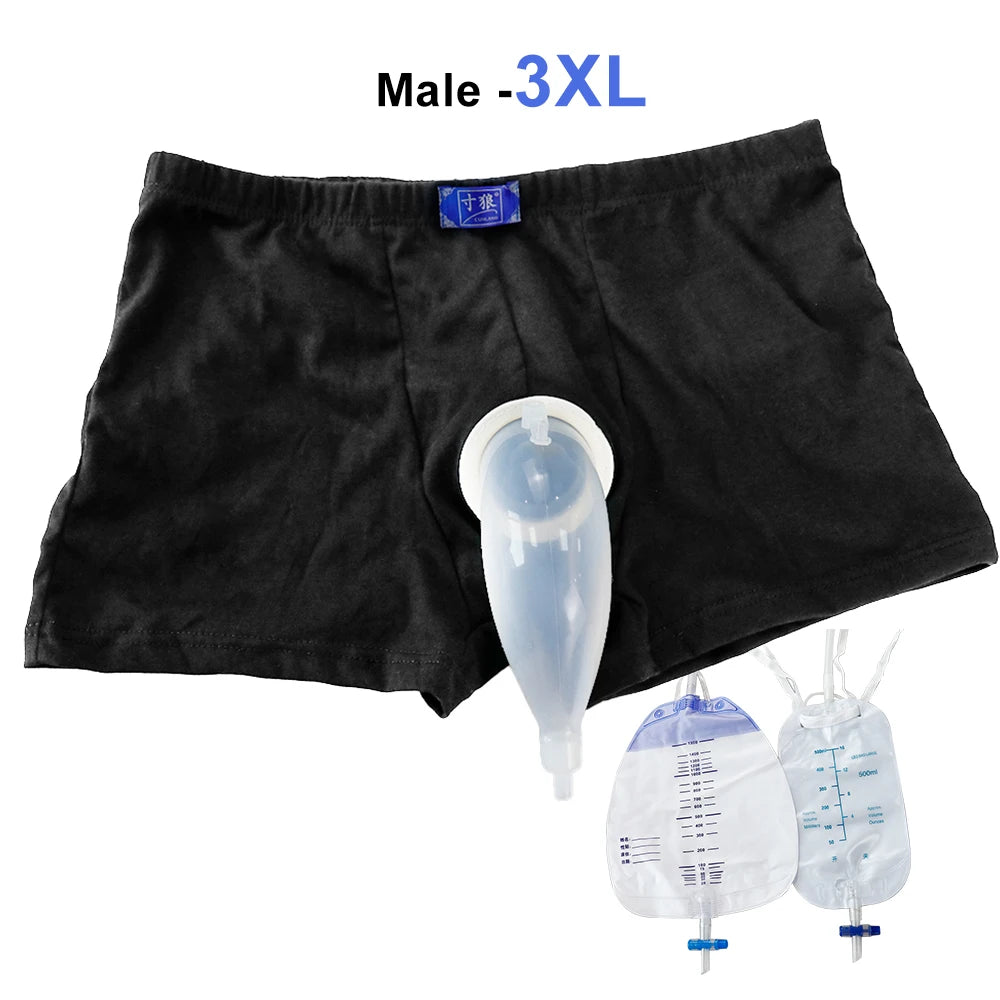 Wearable Silicone Urine Collection System for Men - 24