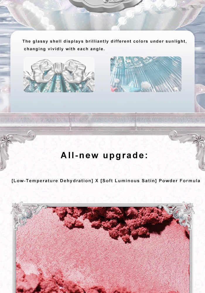 Velvet Silk Satin Powder Blush for a Radiant Face Glow - 10