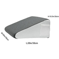 Memory Foam Bed Wedge Pillow for Snoring and Back Support