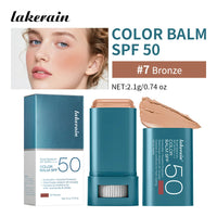 SPF 50 Tinted Sunscreen Blush Stick for Cheeks and Lips