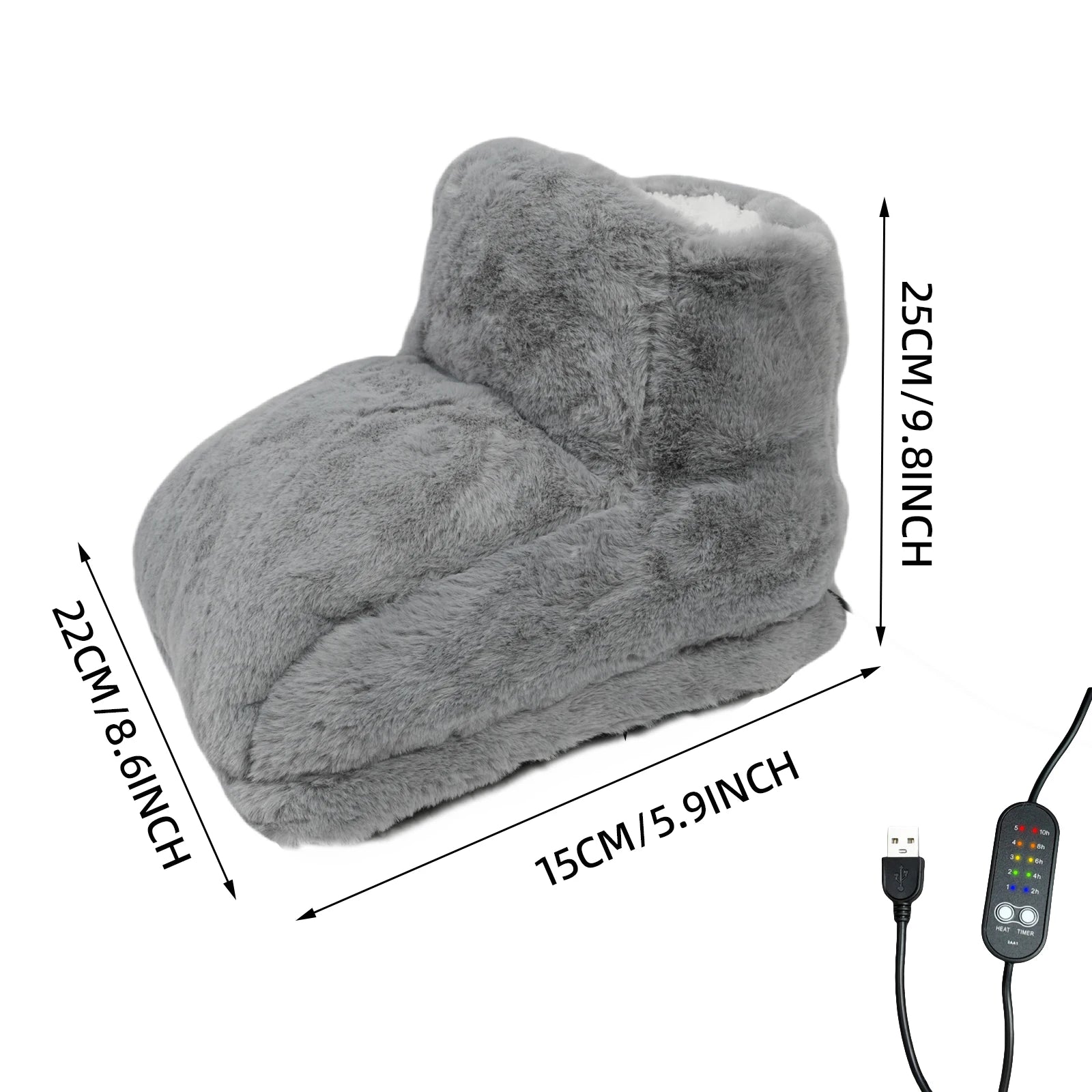 USB Heated Foot Warmer for Cold Feet - 7