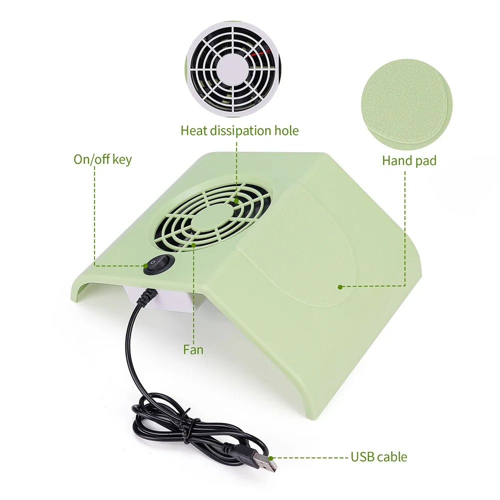 Portable USB Nail Dust Vacuum Collector - 13