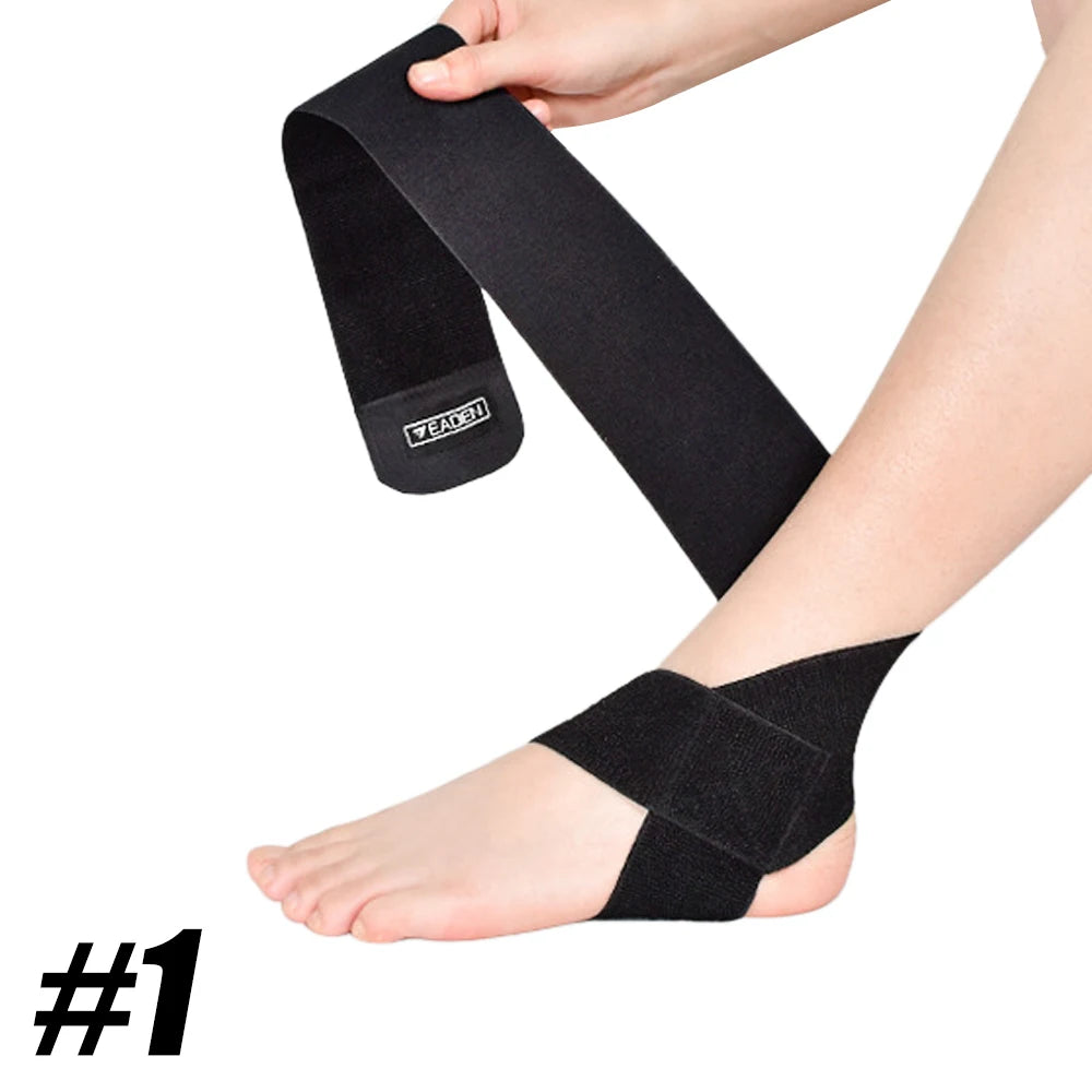 Adjustable Ankle Support Wrap for Pain Relief and Stability - 16