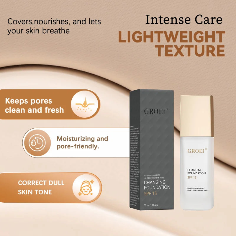 Color-Changing Foundation for Flawless Skin Tone Matching - 3