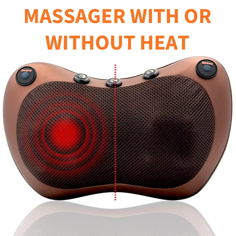 Electric Shiatsu Neck and Back Massage Pillow with Heat - 17