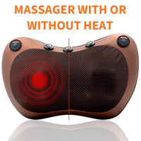 Electric Shiatsu Neck and Back Massage Pillow with Heat