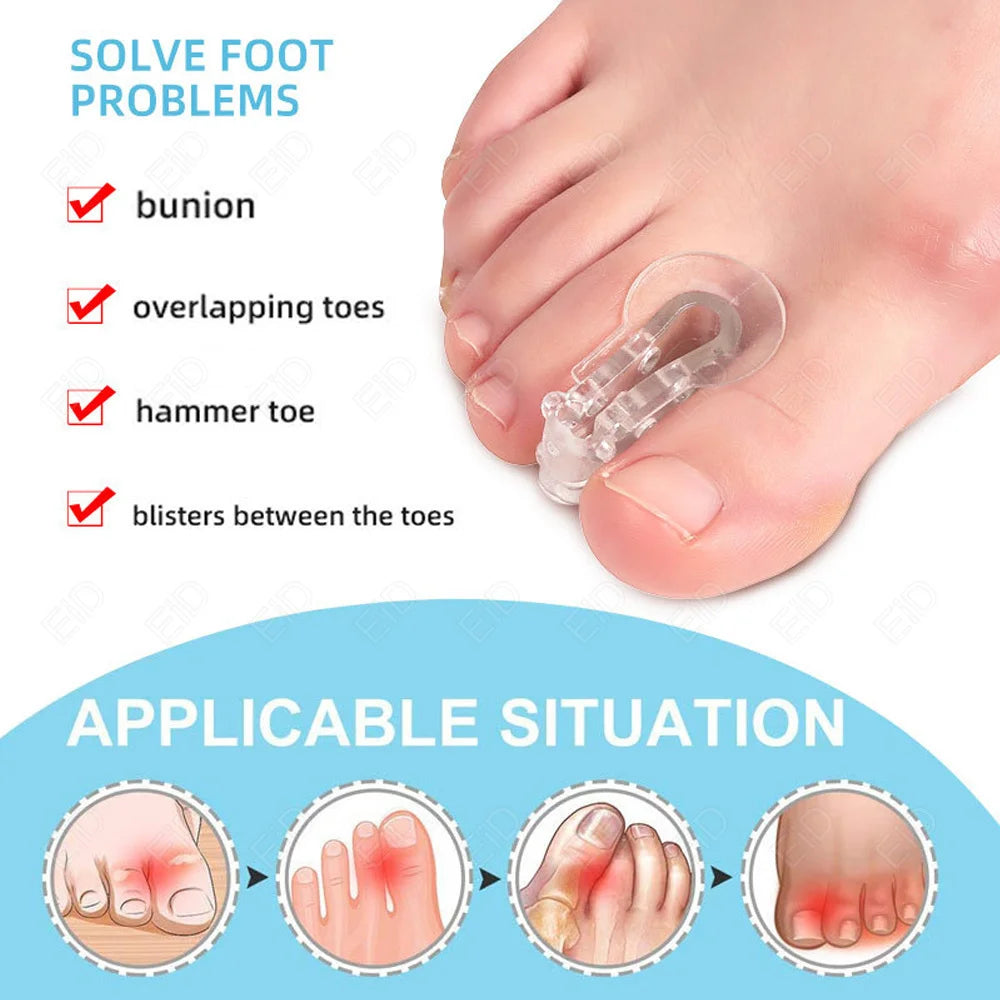 Orthopedic Silicone Bunion Corrector and Toe Straightener - 26