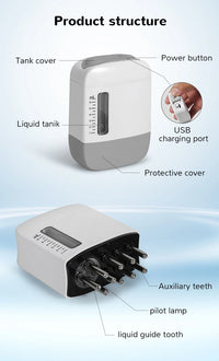 Electric Scalp Massager and Hair Oil Applicator