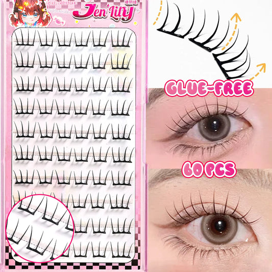 Self-Adhesive Manga Style DIY Cluster Lashes