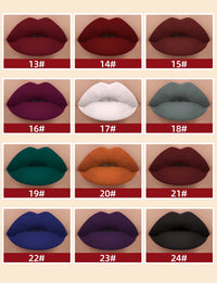 Long-Lasting Waterproof Velvet Matte Liquid Lipstick