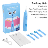 Rechargeable Rotary Electric Toothbrush for Adults and Kids