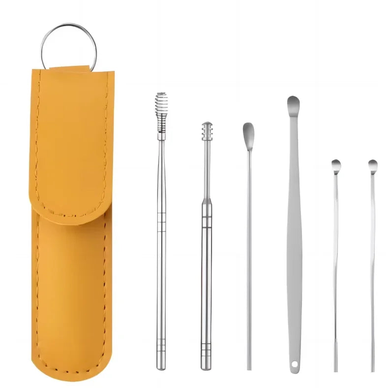 Professional Stainless Steel Ear Wax Removal Kit - 22